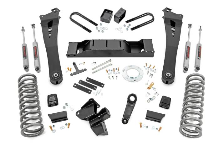Rough Country - 5 Inch Lift Kit Diesel Non-AISIN Ram 3500 4WD (2019-2024) Rough Country