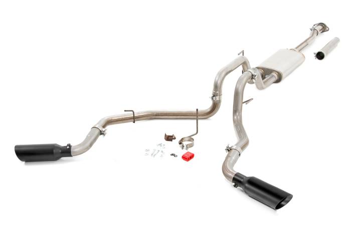 Rough Country - Performance Cat-Back Exhaust Stainless 2.7/3.5/5.0L Ford F-150 (21-26) Rough Country