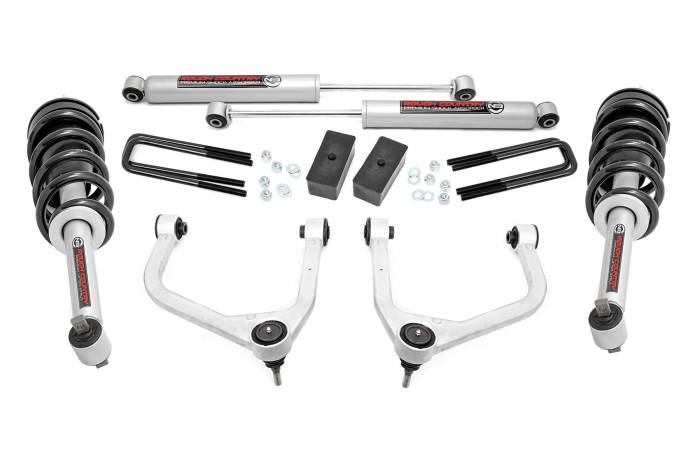 Rough Country - 3.5 Inch Lift Kit N3 Struts GMC Sierra 1500 2WD/4WD (2019-2025) Rough Country