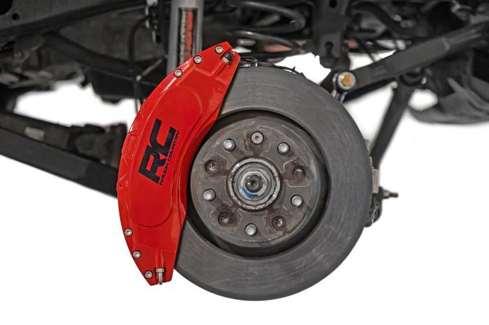 Rough Country - Caliper Cover Red Jeep Gladiator JT/Wrangler 4XE/Wrangler JL (18-UP) Rough Country