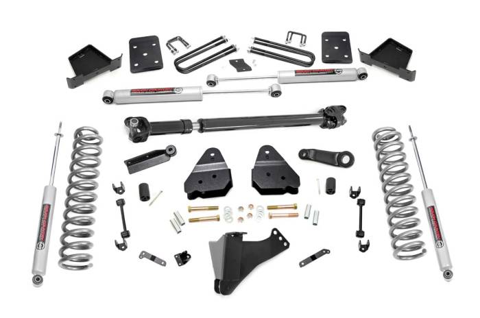 Rough Country - 6 Inch Lift Kit No OVLDS D/S Ford F-250/F-350 Super Duty 4WD (17-22) Rough Country