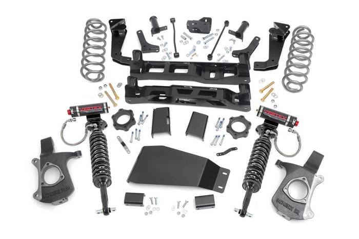 Rough Country - 7 Inch Lift Kit Vertex Coilovers Chevy/GMC SUV 1500 2WD/4WD (2007-2014) Rough Country
