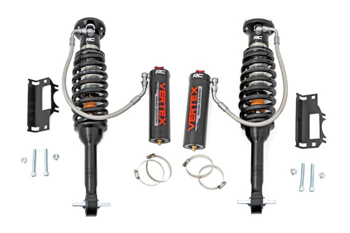 Rough Country - Vertex 2.5 Adjustable Coilovers Front 7 Inch Ford Bronco 21-Up Rough Country