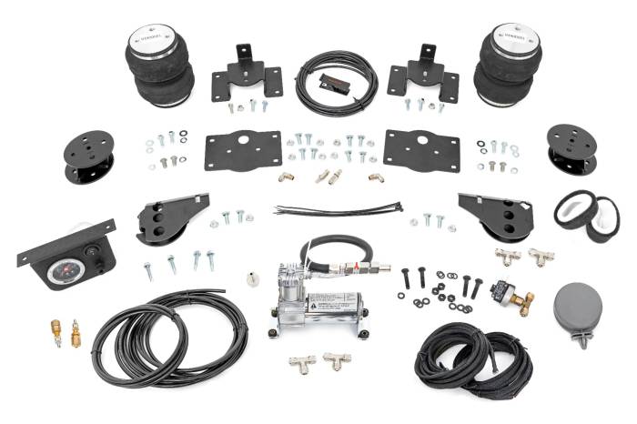Rough Country - Air Spring Kit w/compressor 4 Inch Lift Kit Ram 1500 2WD/4WD (2009-2018 & Classic) Rough Country