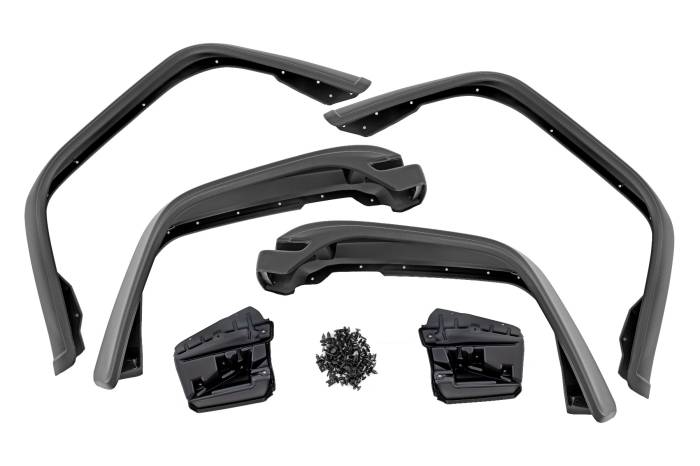 Rough Country - WF1 Fender Flares Jeep Gladiator JT 4WD (2020-2025) Rough Country