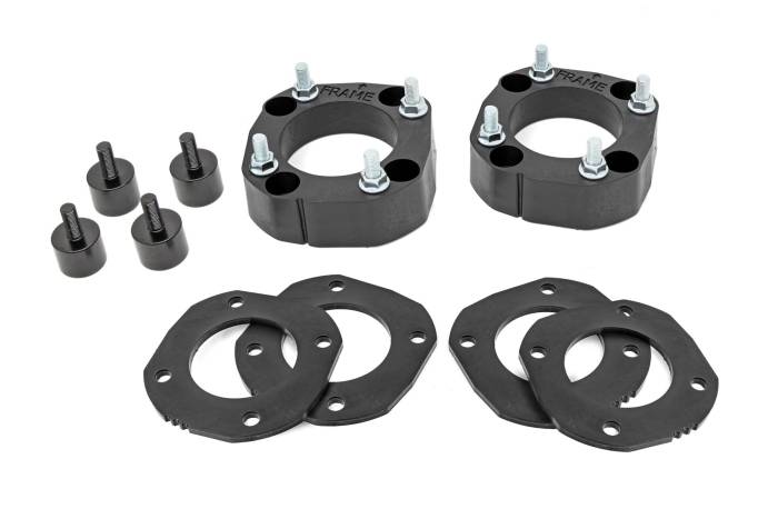 Rough Country - 2.5-3 Inch Leveling Kit Front Spacers Toyota Tundra 2WD (2007-2021) Rough Country