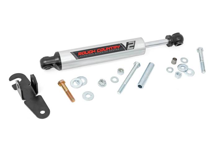 Rough Country - V2 Steering Stabilizer Silverado/Sierra 2500HD/3500HD (16-26) Rough Country