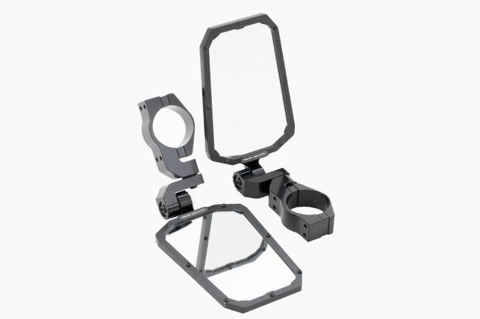 Rough Country - UTV Aluminum Side View Mirrors Horizontal Rough Country