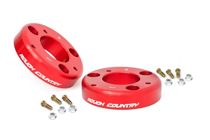 Rough Country - 2 Inch Leveling Kit Red Ford F-150 2WD/4WD (2009-2013) Rough Country