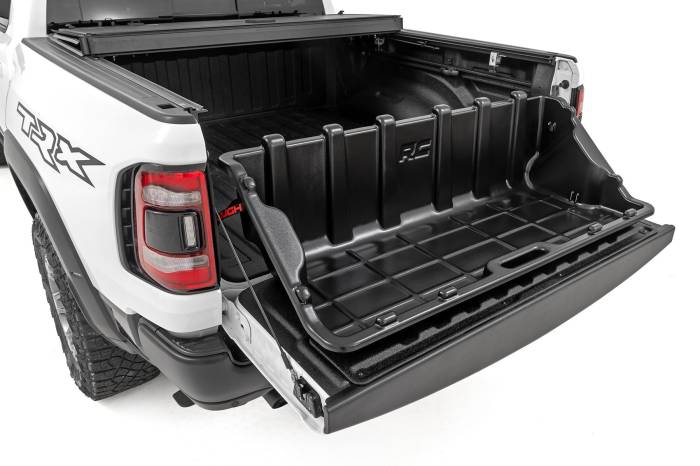 Rough Country - Truck Bed Cargo Storage Box Easy Access 56 Inch Wide Fits Full-Sized Trucks Rough Country
