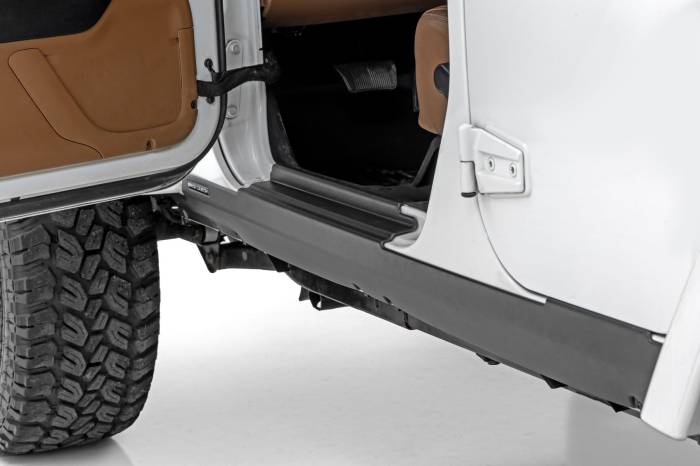 Rough Country - Trail Cladding Rocker Sill Plates Jeep Wrangler Unlimited 2WD/4WD (07-18) Rough Country