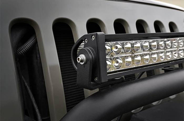 Rough Country - Jeep 20 Inch LED Light Bar Bumper Hoop Mounts TJ/YJ Rough Country