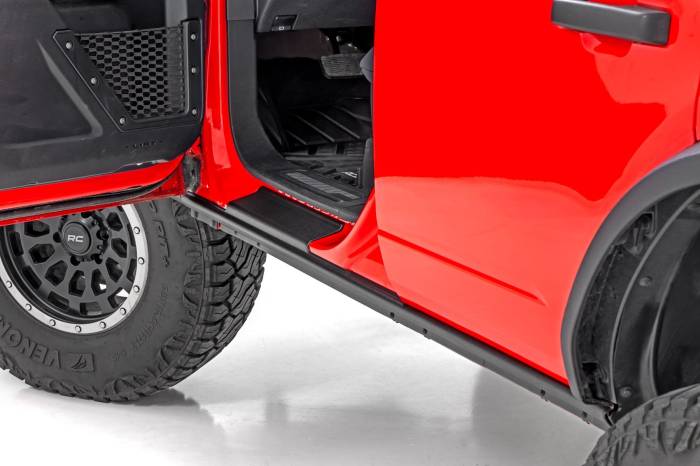 Rough Country - Trail Cladding Rocker Sill Plates 4-Door Ford Bronco 4WD (2021-2025) Rough Country