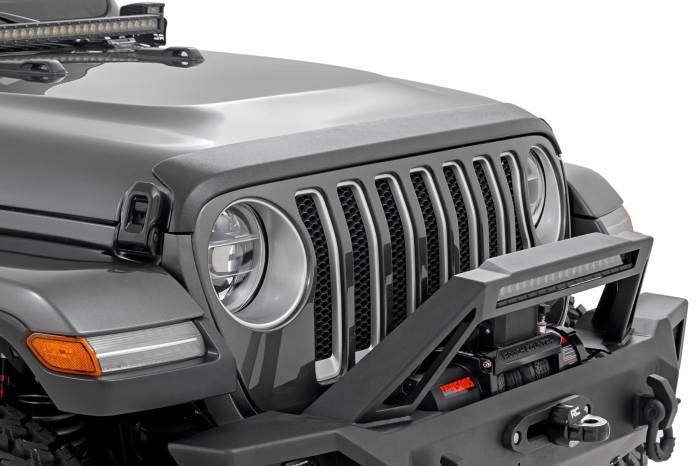 Rough Country - Trail Cladding Hood Protector Jeep Wrangler JL/Wrangler Unlimited (18-26) Rough Country