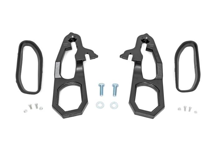 Rough Country - Tow Hook Brackets & Bezel Combo Ram 1500 2WD/4WD (2019-2021) Rough Country