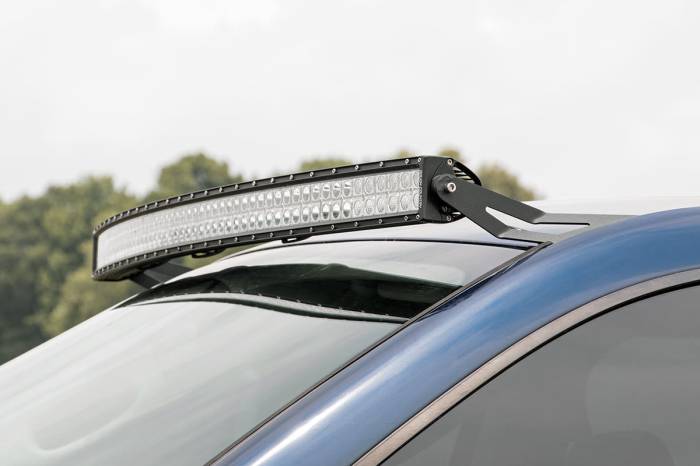 Rough Country - LED Light Mounts Upper Windshield 54 Inch Curved Ram 2500/3500 (03-10) Rough Country