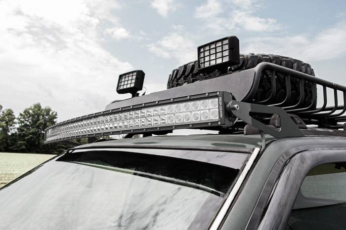 Rough Country - LED Light Mount Upper Windshield 50 Inch Curved Jeep Grand Cherokee ZJ (93-98) Rough Country