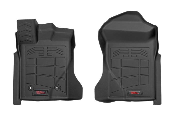 Rough Country - Sure-Fit Floor Mats Front Crew Ford Ranger 2WD/4WD (2024-2026) Rough Country