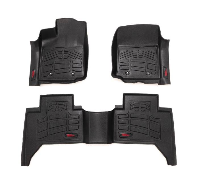 Rough Country - Sure-Fit Floor Mats FR & RR Toyota Tacoma 2WD/4WD (2016-2023) Rough Country