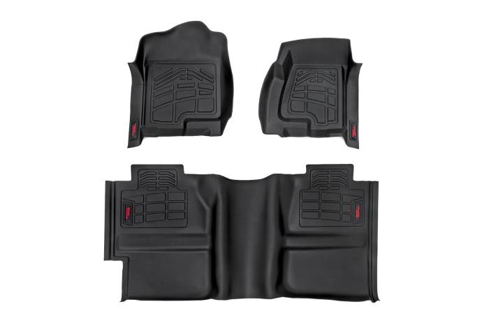 Rough Country - Sure-Fit Floor Mats FR & RR Silverado/Sierra 1500 (99-06 & Classic) Rough Country