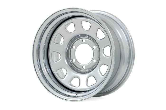 Rough Country - Steel Wheel Chrome 15x8 5x5.5 4.25 Bore -19mm Rough Country