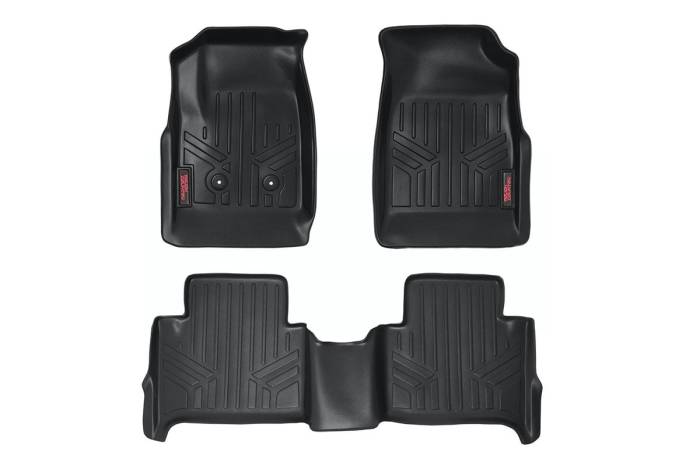 Rough Country - Floor Mats FR & RR Crew Chevy/GMC Canyon/Colorado 2WD/4WD (2015-2022) Rough Country