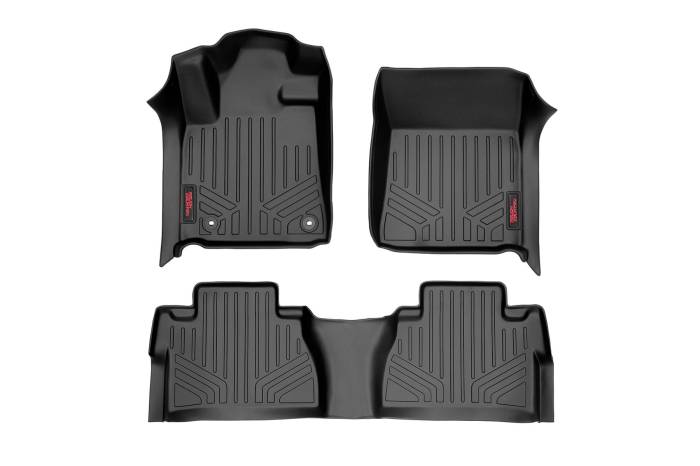 Rough Country - Floor Mats FR & RR CrewMax Toyota Tundra 2WD/4WD (2014-2021) Rough Country