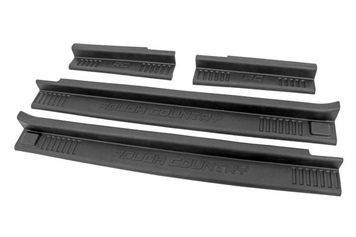Rough Country - Entry Guards Front and Rear Jeep Wrangler Unlimited 2WD/4WD (2007-2018) Rough Country