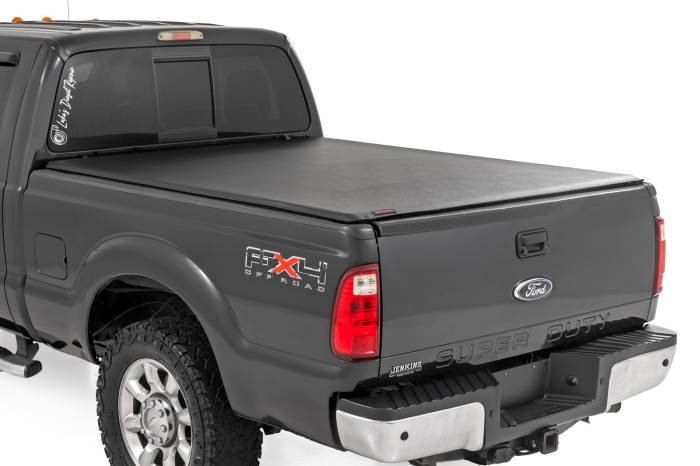 Rough Country - Soft Roll Up Bed Cover 6 Foot 10 Inch Bed Ford F-250/F-350 Super Duty (99-16) Rough Country