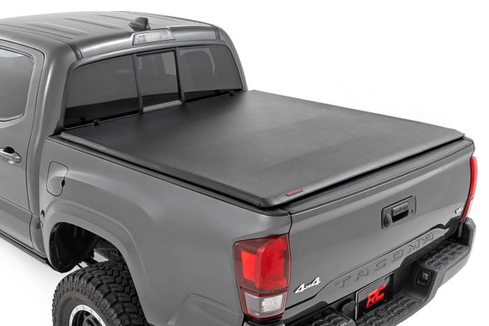 Rough Country - Soft Roll Up Bed Cover 5 Foot Bed Toyota Tacoma 2WD/4WD (2016-2023) Rough Country