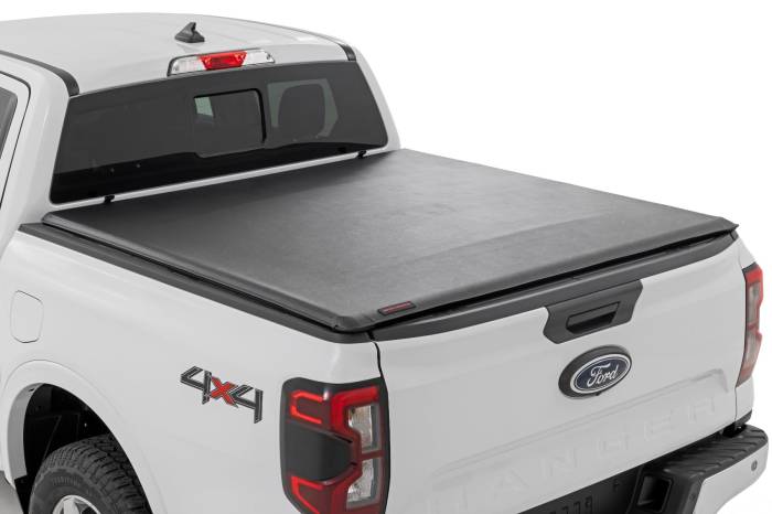 Rough Country - Soft Roll Up Bed Cover 5 Foot Bed Ford Ranger 2WD/4WD (2024-2026) Rough Country