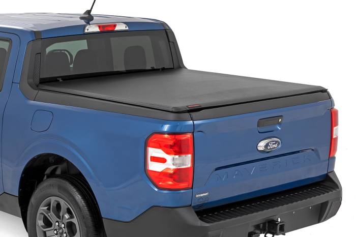 Rough Country - Soft Roll Up Bed Cover 4 Foot 6 Inch Bed Ford Maverick 2WD/4WD (2022-2026) Rough Country