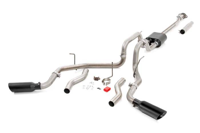 Rough Country - Performance Cat-Back Exhaust V8 Engines Ford F-150 2WD/4WD (2009-2014) Rough Country