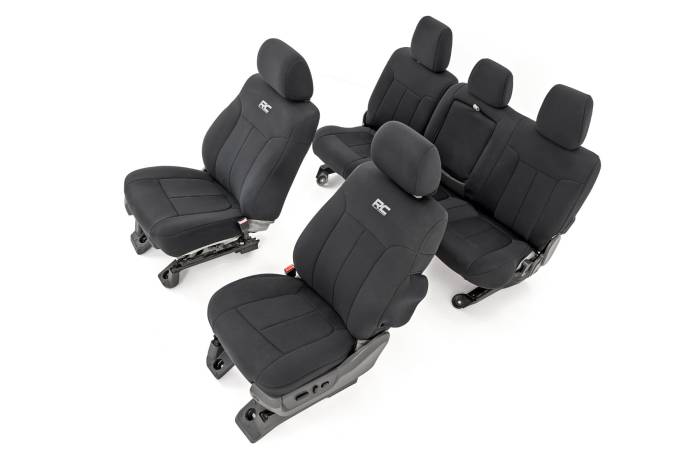 Rough Country - Seat Covers Front and Rear Ford F-250/F-350 Super Duty 2WD/4WD (11-16) Rough Country