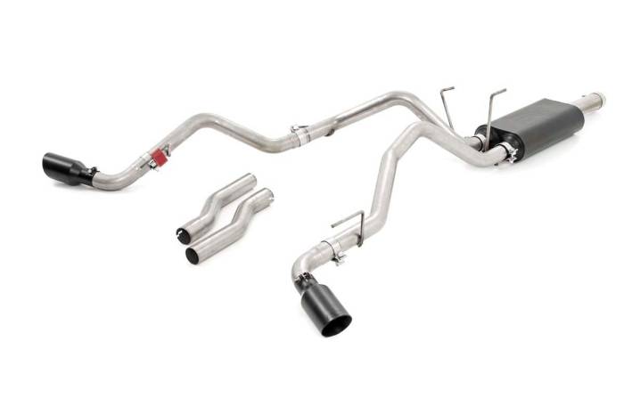 Rough Country - Performance Cat-Back Exhaust Stainless 4.7L/5.7L Ram 1500 2WD/4WD (2009-2018 & Classic) Rough Country