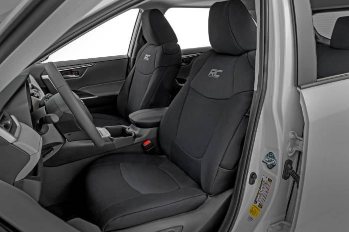 Rough Country - Seat Covers Front & Rear Toyota Rav4 2WD/4WD (2019-2025) Rough Country