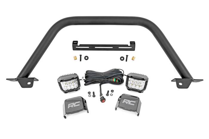 Rough Country - Safari Bar 3 Inch OSRAM (Pair) Wide OE Modular Steel Ford Bronco (21-25) Rough Country