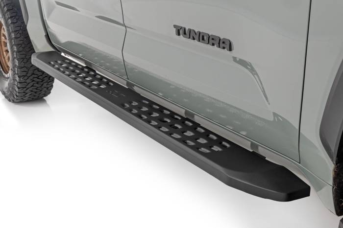 Rough Country - RPT2 Running Board Crew Cab Black Toyota Tundra 2WD/4WD (2022-2026) Rough Country
