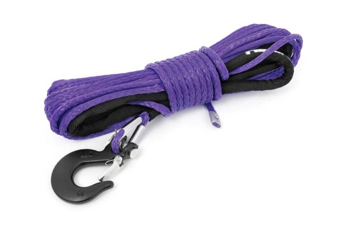 Rough Country - Synthetic Rope 1/4 Inch 50 Ft Purple Rough Country