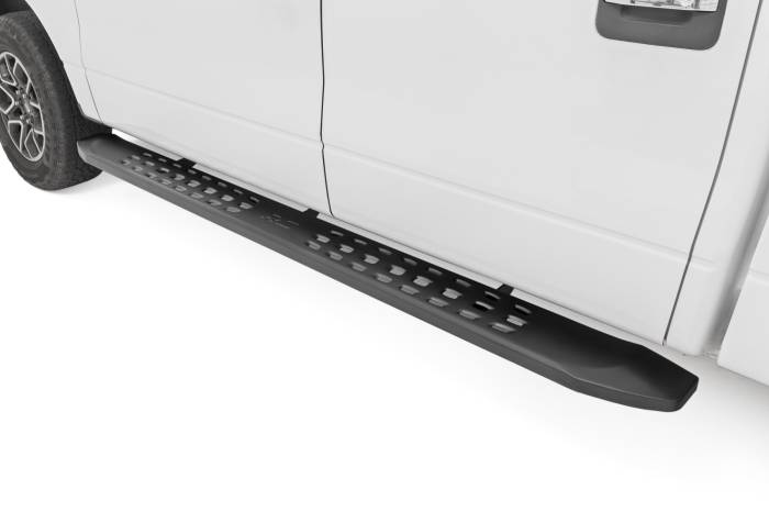 Rough Country - RPT2 Running Board Crew Cab Black Ford F-150 2WD/4WD (2009-2014) Rough Country