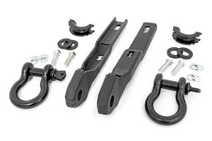 Rough Country - Tow Hook Brackets D-Ring Combo Nissan Titan 2WD/4WD (2017-2024) Rough Country - Image 1