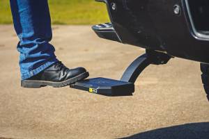 Rough Country - Retractable Bed Step Manual Pull Silverado/Sierra 2500HD/3500HD (15-19) Rough Country - Image 5
