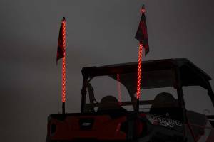 Multi-Color LED Whip 4 Foot Long Pair Rough Country