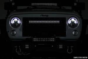 Rough Country - 30 Inch Chrome Series LED Light Bar Curved Dual Row Cool White DRL Rough Country - Image 3