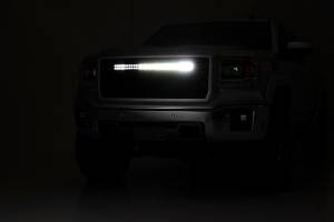 Rough Country - 30 Inch Chrome Series LED Light Bar Curved Dual Row Cool White DRL Rough Country - Image 6