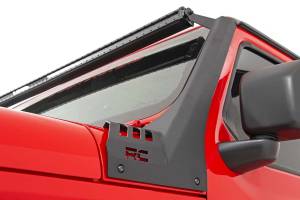 Rough Country - LED Light Kit Windshield 50 Inch Black Dual Row WHT DRL Jeep Gladiator JT/Wrangler JL (18-26) Rough Country - Image 4