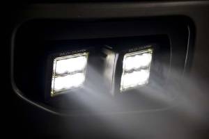Rough Country - LED Light Kit Fog Mount Dual 2 Inch Black Pairs SAE Ford F-150 (15-17) Rough Country - Image 5