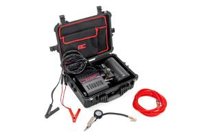 Rough Country - Portable Twin Motor Air Compressor w/Carry Case 12 Volt 150PSI 6.16 CFM Rough Country - Image 1