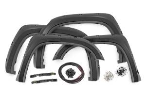 Rough Country - Pocket Fender Flares White Toyota Tundra 2WD/4WD (2014-2021) Rough Country - Image 1