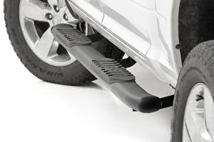 Rough Country - Oval Nerf Step Crew Cab Black Ram 1500/2500/3500 2WD/4WD (2010-2025 & Classic) Rough Country - Image 1